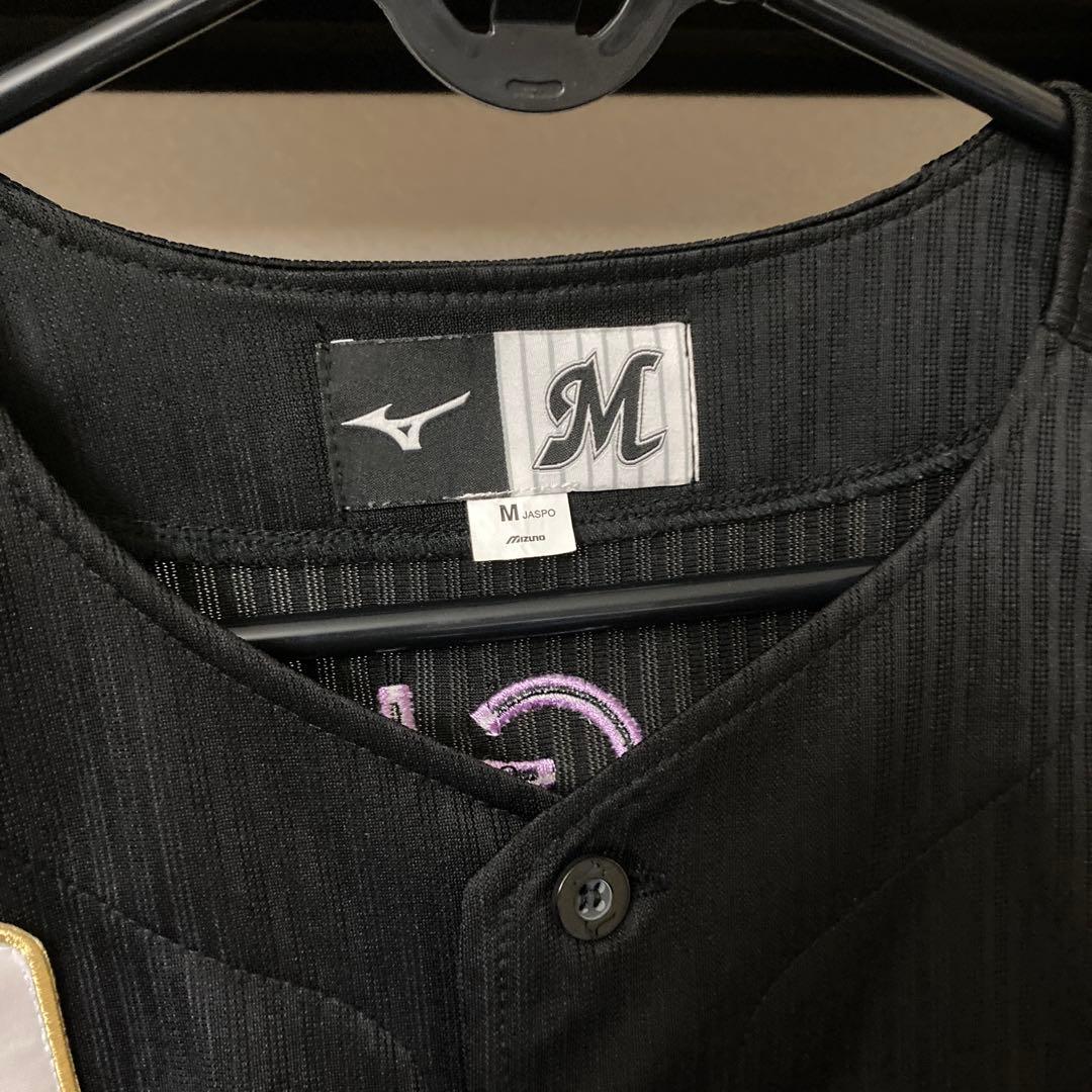 ロッテ　荻野貴司　ブラックサマー　ユニフォーム　荻野　グッズ　マリーンズ