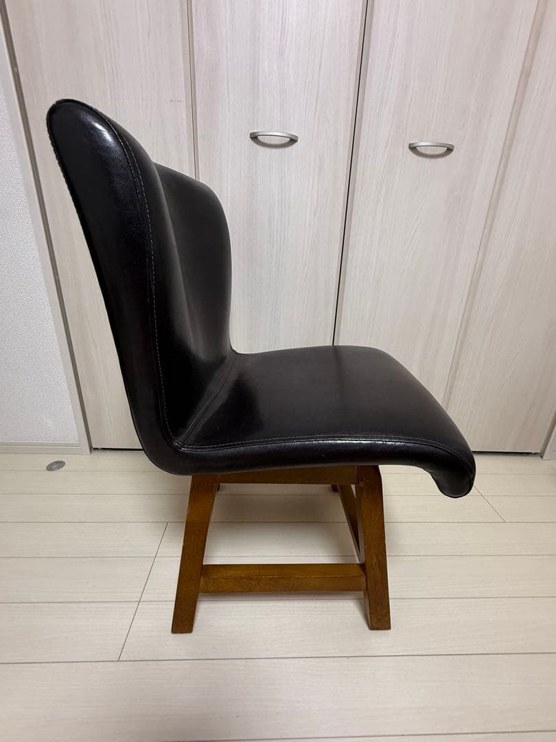 【中古品】MORI SHIGE モリシゲ 北欧風 アンティーク 回転チェア