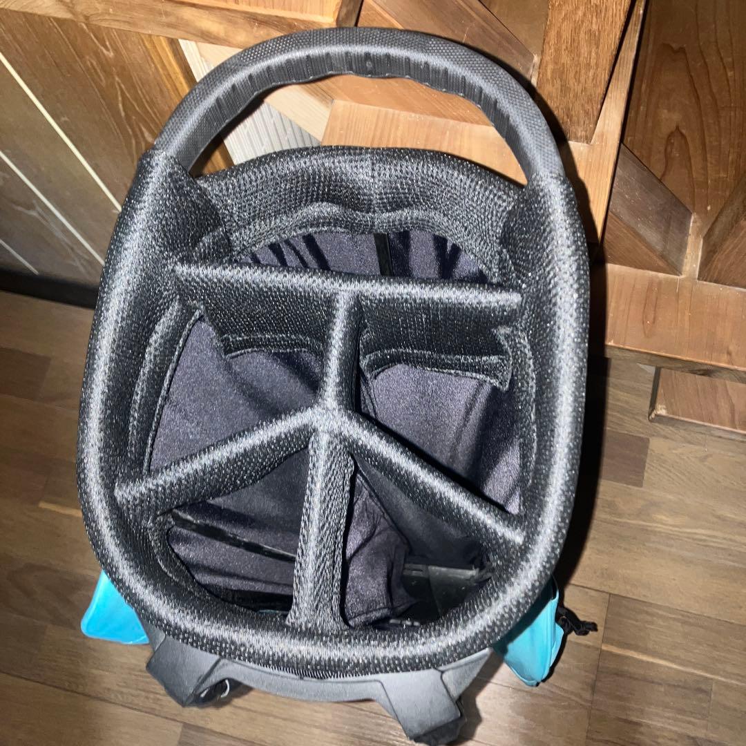 超美品 ブリーフィング キャディバッグ 希少 限定品 ターコイズカラー