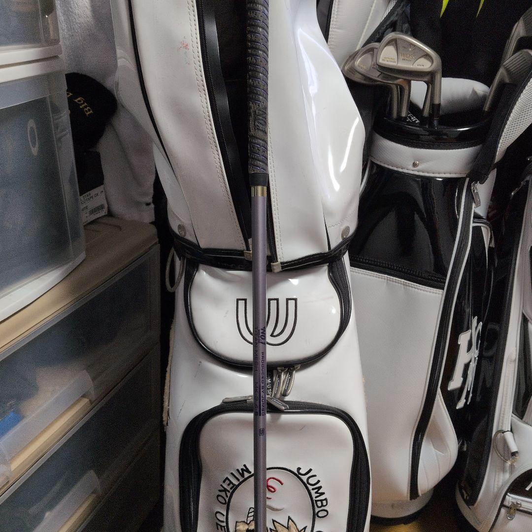 ジャンボ尾崎　ウエサコ　キャディーバッグとドライバー　パターのセット